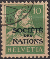 1928 CH / Dienstmarke SDN °Mi:CH-SDN 2x, Yt:CH S18, Zum:CH-SDN 2, Wilhelm Tell Mit Aufdruck - Officials