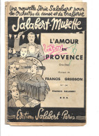 Partition Musicale - L'amour En Provence - Partitions Musicales Anciennes