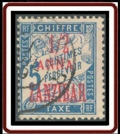 Zanzibar Bureau Français - Timbre-taxe N° 1 (YT) N° 1 (AM) Oblitéré. - Used Stamps