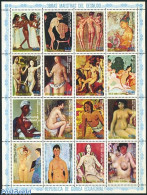 Equatorial Guinea 1975 Nude Paintings 16v, Mint NH, Art - Dürer, Albrecht - Modern Art (1850-present) - Nude Painting.. - Guinée Equatoriale