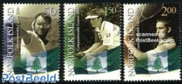 Norfolk Island 2006 Commonwealth Games 3v, Mint NH, Sport - Sport (other And Mixed) - Tennis - Tenis