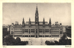 VIENNA, TOWN HALL, ARCHITECTURE, TOWER WITH CLOCK, AUSTRIA, POSTCARD - Vienna Center