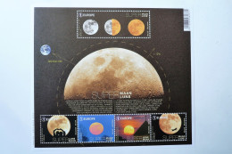 COB BL 245** Neuf – 2016 – L’astronomie Par La Petit Bout De La Lorgnette : Super Lune. –  Bloc De 5 Valeurs 1 Europe - 2002-… (€)