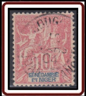 Sénégambie Et Niger - N° 05 (YT) N° 5 (AM) Oblitéré De Bougouni (1904). - Gebraucht