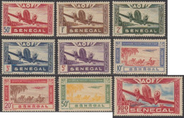 Sénégal 1912-1944 - Poste Aérienne N° 22 à 30 (YT) N° 22 à 30 (AM) Neufs *. - Luchtpost