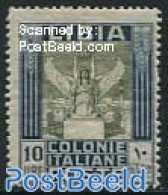 Italian Lybia 1921 10L, Stamp Out Of Set, Mint NH - Libye