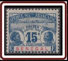 Sénégal 1887-1906 - Timbre-taxe N° 06 (YT) N° 6 (AM) Neuf *. - Portomarken