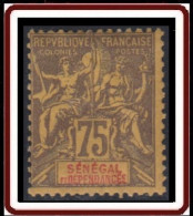 Sénégal 1887-1906 - N° 19 (YT) N° 19 (AM) Neuf *. - Unused Stamps