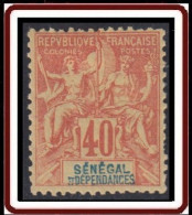 Sénégal 1887-1906 - N° 17 (YT) N° 17 (AM) Neuf *. Une Dent Absente. - Nuovi