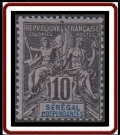 Sénégal 1887-1906 - N° 12 (YT) N° 12 (AM) Neuf *. - Unused Stamps