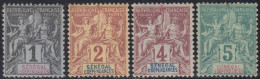 Sénégal 1887-1906 - N° 08 à 11 (YT) N° 8 à 11 (AM) Neufs *. - Neufs