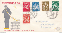 Netherlands Nederland Pays Bays FDC 1961 Christmas Nr 49 - FDC