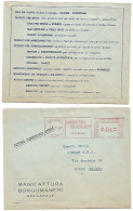 Stoffe & Telerie Fattura Commerciale Aperta EMA Rossa Manifattura Borgomaneri Gallarate 27gen1969 - Textile