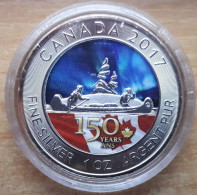 Canada, Voyageur Maple Leaf 2017 - 1 Oz. Pure Silver - Canada