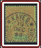 Soudan Français 1894-1900 - Kayes / Soudan Français Sur N° 9 (YT) N° 9 (AM). Oblitération De 1898. - Used Stamps