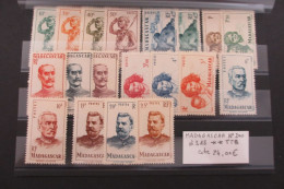 MADAGASCAR N°300 à 318 NEUF**  TTB COTE 24 EUROS VOIR SCANS - Unused Stamps