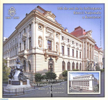 Romania 2020 140 Years National Bank S/s, Mint NH, Various - Banking And Insurance - Unused Stamps