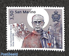 San Marino 2021 St. Maximillian Maria Kolbe 1v, Mint NH, Religion - Religion - Nuevos