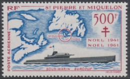 Saint-Pierre Et Miquelon 1958-1985 - Poste Aérienne N° 28 (YT) N° 28 (AM) Neuf *. - Nuevos