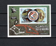 Ras Al Khaima 1971 Space, Apollo 15 S/s MNH - Asie