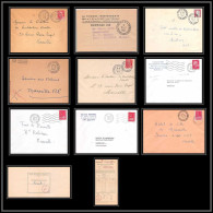 116117 Lot De 10 Lettres Cover Bouches Du Rhone La Penne-sur-Huveaune - Collections