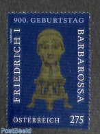 Austria 2022 Friedrich I, Barbarossa 1v, Mint NH, Art - Art & Antique Objects - Ongebruikt
