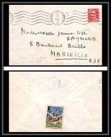 116398 Lettre Cover Bouches Du Rhone Marseille Poste Aux Armées Krag Type L 1951 - Militärstempel Ab 1900 (ausser Kriegszeiten)