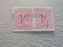 Belgique - Lion - 1f. - Rose - Double Oblitérés - Année 1950 - - Oblitérés