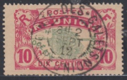 Réunion 1907-1930 - Pointe Des Galets Sur N° 60 (YT) N° 60 (AM). Oblitération De 1912. - Used Stamps