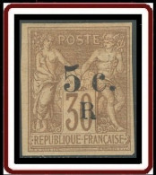 Réunion 1859-1891 - N° 07 (YT) N° 9 (AM) Neuf *. - Ongebruikt