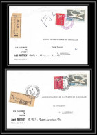 Lettre-110714 Bouches Du Rhone 2 Lettres Pa N°39 Morane Saulnier Recommandé Aix Poste Aerienne Val Saint André 1972 - 1960-.... Cartas & Documentos