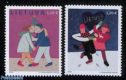 Lithuania 2023 Christmas 2v, Mint NH, Religion - Christmas - Noël