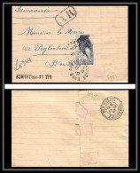 Lettre-110470 Bouches Du Rhone N°764 Raz Griffe Recommandé Provisoire Aix-en-Provence P Puyloubier 1947 Voir Cachets - Temporary Postmarks