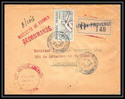 Lettre-110436 Bouches Du Rhone N°964 Jeux Olympiques Melbourne MILITAIRE Aix Recommandé 17 ème Région Aérienne - 1960-.... Covers & Documents