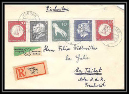 Lettre-112283 Bouches Du Rhone Ddr Allemagne Germany Pour Mas Thibert 30/11/1961 Recommandé - Cartas & Documentos