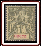 Obock - N° 44 (YT) N° 44 (AM) Neuf *. Charnière. - Unused Stamps