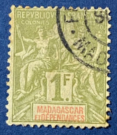 Madagascar YT N° 40 Signé RP - Oblitérés