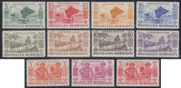 Nouvelles Hébrides - N° 144 à 154 Neufs **. - Nuevos