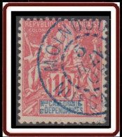 Nouvelle Calédonie 1892-1902 - Moindou Sur N° 60 (YT) N° 54 (AM). Oblitération De 1909. - Used Stamps