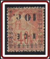 Nouvelle Calédonie 1859-1892 - N° 13a (YT) N° 12g (AM) Neuf *. Gomme Altérée. - Unused Stamps