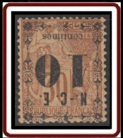 Nouvelle Calédonie 1859-1892 - N° 12a (YT) N° 13f (AM) Neuf *. - Nuovi