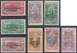 Moyen Congo - N° 93 à 99A (YT) N° 99 à 106 (AM) Neufs *. - Unused Stamps