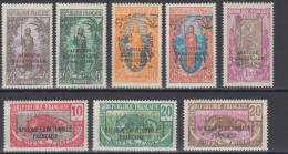 Moyen Congo - N° 93 à 99A (YT) N° 99 à 106 (AM) Neufs *. - Unused Stamps