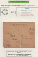 Lettre En Franchise D'envoi Commission De Renseignements Armée Britannique Obl. BXL Q-L 11/6/19 OHMS > Liège - Noodstempels (1919)