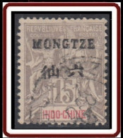 Mong-Tzeu - Bureau Indochinois - N° 06 (YT) N° 6 (AM) Oblitéré. - Used Stamps