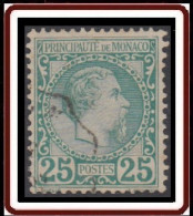 Monaco - N° 6 (YT) Oblitéré. - Used Stamps