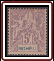 Mohéli - N° 16 (YT) N° 16 (AM) Neuf **. Début De Rousseur. - Neufs