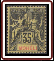 Mohéli - N° 09 (YT) N° 9 (AM) Neuf (*). - Unused Stamps