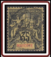 Mayotte - N° 18 (YT) N° 19 (AM) Oblitéré. - Used Stamps