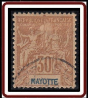 Mayotte - N° 09 (YT) N° 9 (AM) Oblitéré. - Used Stamps